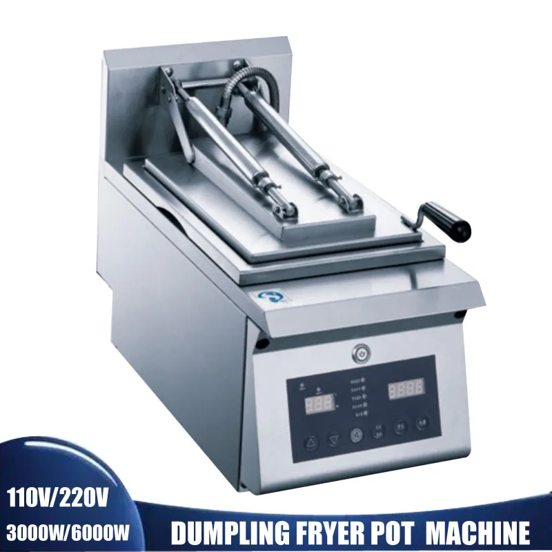 Frying Dumpling Machine Electric Fried Cooker Crepe Pancake Fryer Pot Buns Fried Pan Pot Sticker Machine