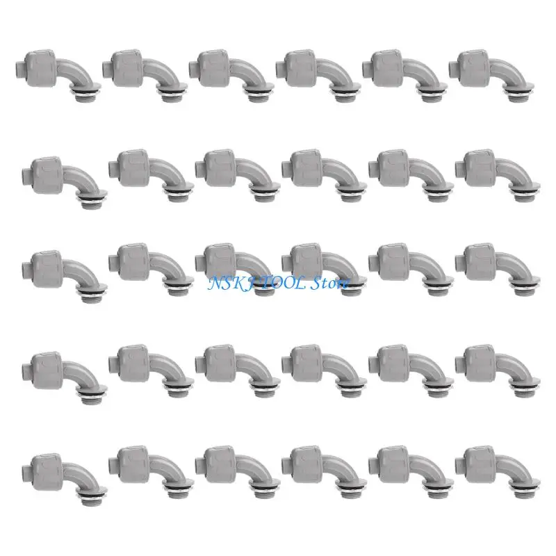 L8RC Liquid Tight Conduit Adapters Weatherproof Fittings for Electrical Installations