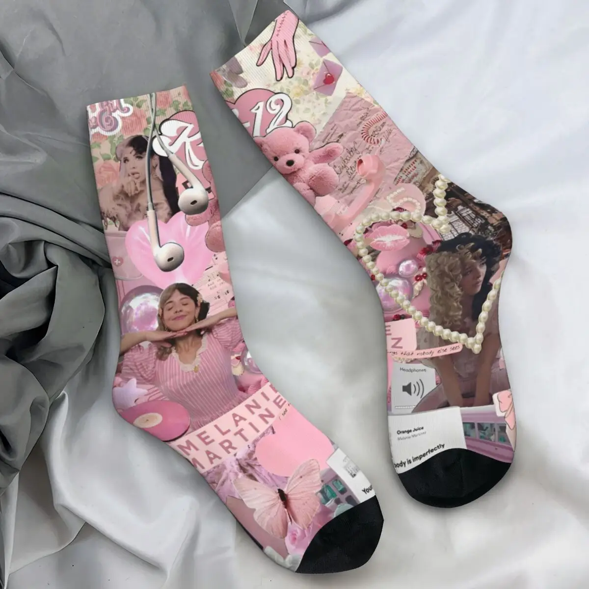 

Melanies Martinezs Singer Socks Autumn Music Album Stockings Modern Men's High Quality Socks Printed Cycling Anti Skid Socks