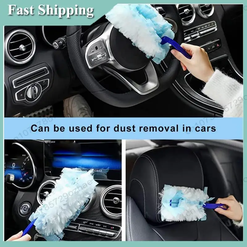 

-A01R Duster Kit, 1 Duster + 10 Refills, For Home Maintenance, Dust Duster Durable Easy Install