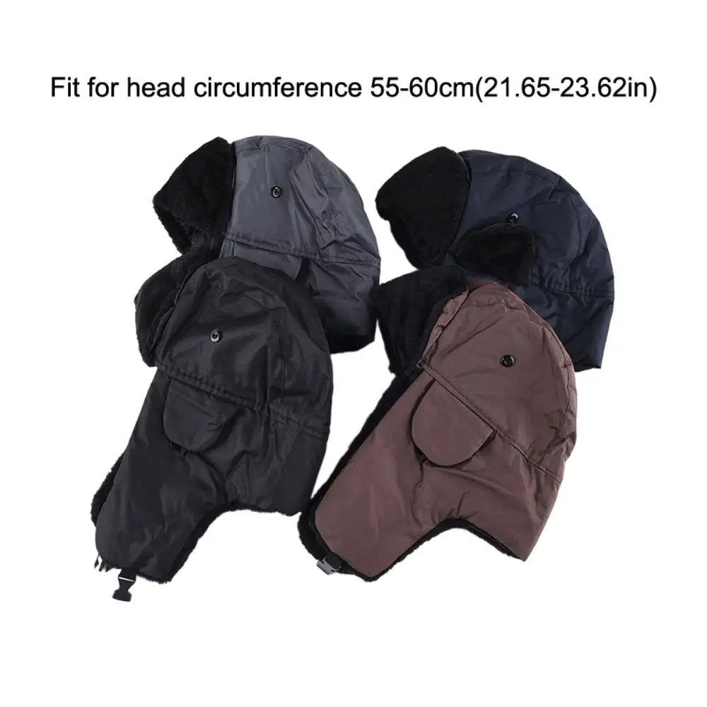 تنوعا الخريف الشتاء الدافئة لي فنغ قبعة سميكة النايلون تاسلون هود قبعة مقاوم للماء قبعة تزلج للنساء الرجال