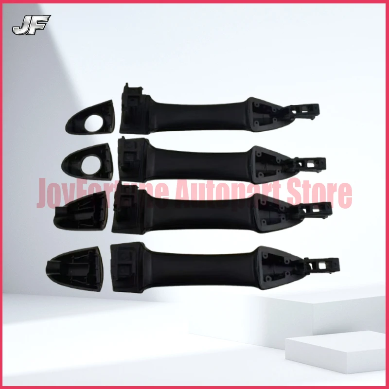 A Set Black Chrome Exterior Door Handle For Kia Picanto Morning 2011 2012 2013-2016 Front Rear Left Right Side Outside Handle