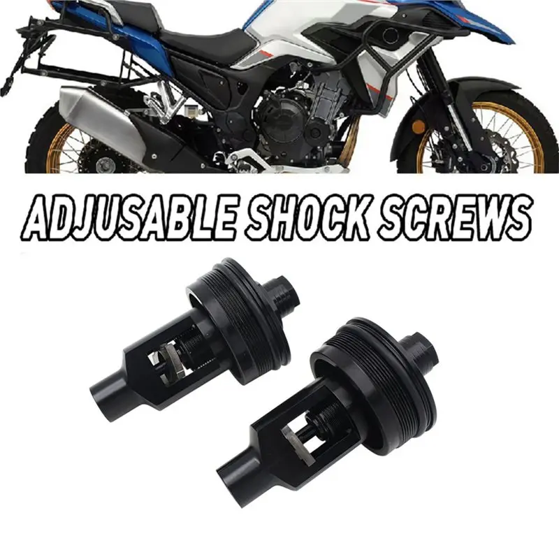 Superior-Preload Fork Bolt Covers Front Tube Adjustable Fork Caps For CLX700 800MT KOVE 525X KE500X
