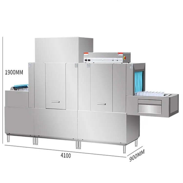 Commercial Automatic Dishwasher Restaurant Washing Machine Controllable Temperature Dishwasher