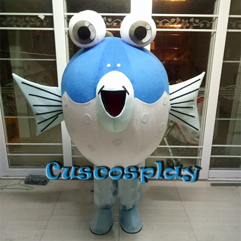 

Puffer Fish Mascot Costume mascotte Cosplay Dress Outfits Clothing Advertising Carnival Halloween Xmas Easter Festival