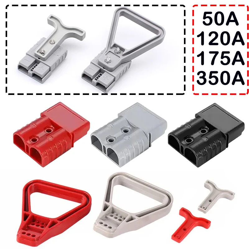 

4Pcs/2Pairs 50A/120A 175A 350A Anderson Plug Connector SB50/SB350 Battery Charging Plug Anderson Connectors Plug High Current