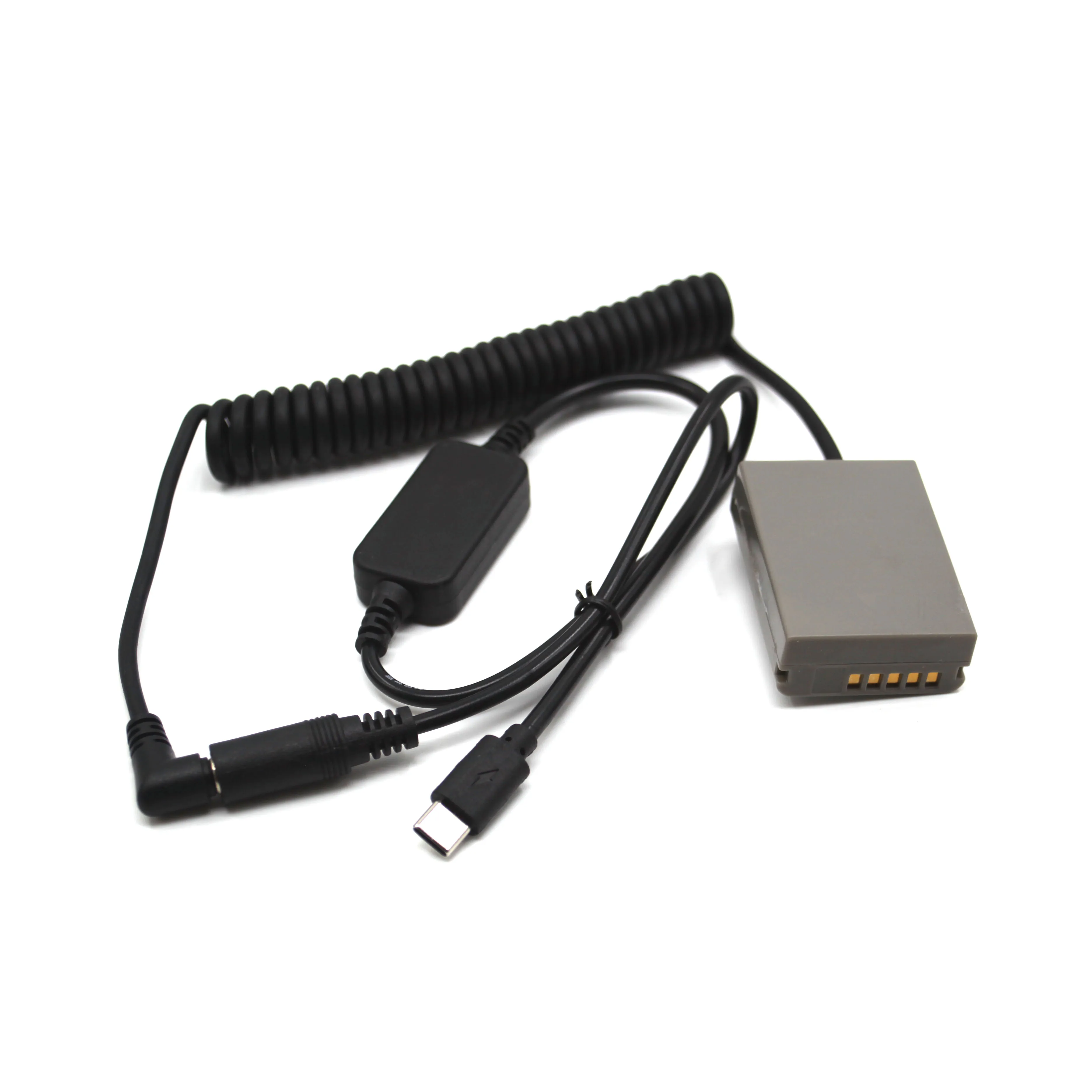 USB-C DC Cable Female Plug+PS-BLN1 Dummy Battery BLN-1 DC Coupler Supply for Olympus OM-D E-M1 P5 M5 PEN-F E-M5II Camera