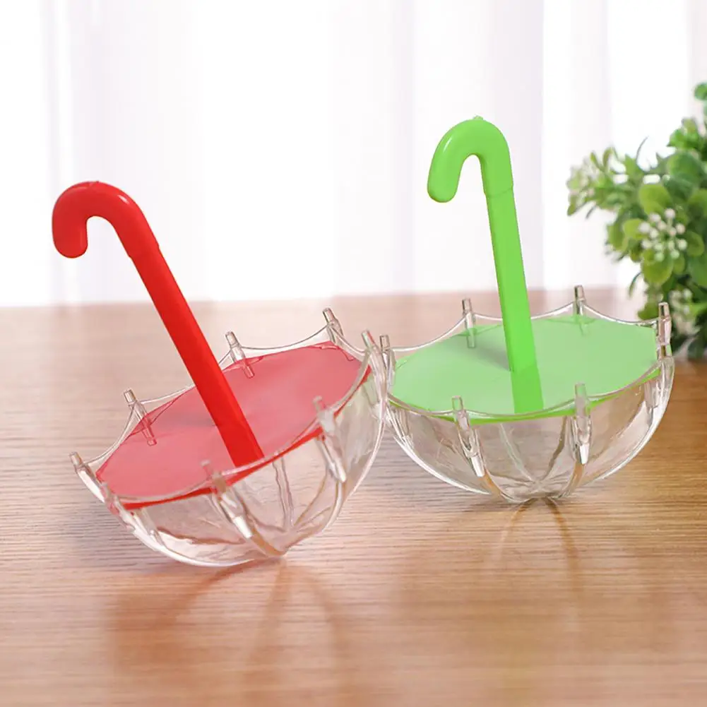 

Plastic Candy Boxes Colorful Mini Umbrella Candy Box Set for Christmas Wedding Party Favors Transparent Treat Holder Case
