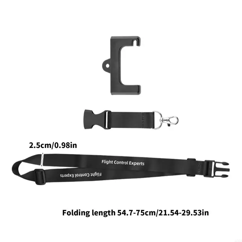 RCN3リモートコントロール用の270B快適なポリエステルネックストラップ調整可能な長さのストラップとスポンジパッド