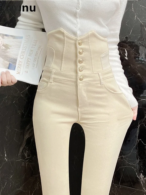 jeans-ajustados-de-cintura-super-alta-para-mujer-estilo-coreano-delgados-modernos-y-comodos-fabricante-chino