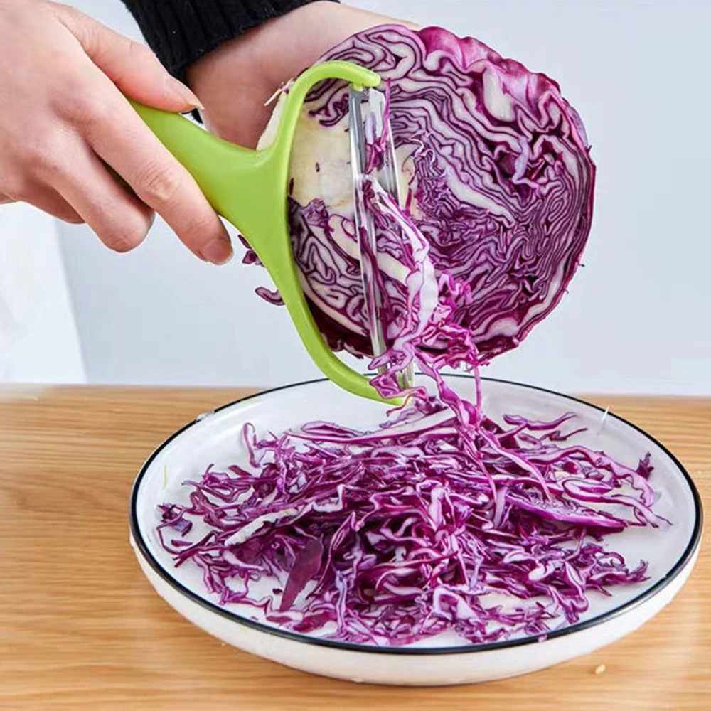 Peeler Vegetables Fruit Stainless Steel Cabbage Graters Salad Potato Slicer Kitchen Accessories Cooking Tools Wide Mouth gallery 1
