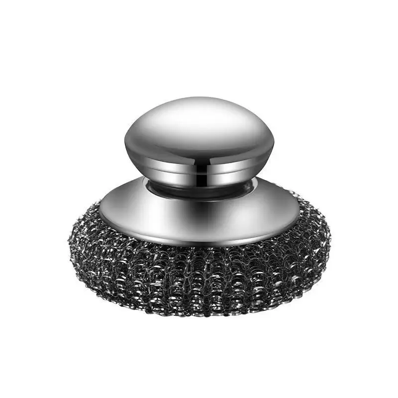 Stainless Steel Wire Ball, Camellia, Household, Not Easy to Drop, Kitchen Washing Dishes Brush, Pot Brush, New