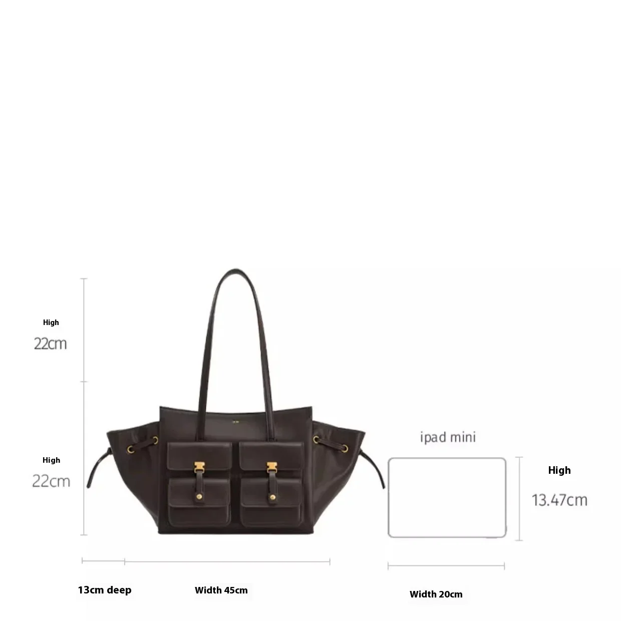 Vegane Motorrad-Tasche aus Kunstleder für Damen: Große, lässige Hobo-Handtasche und Umhängetasche – schicke Schultertasche zum Tragen unter dem Arm. – Detail 2