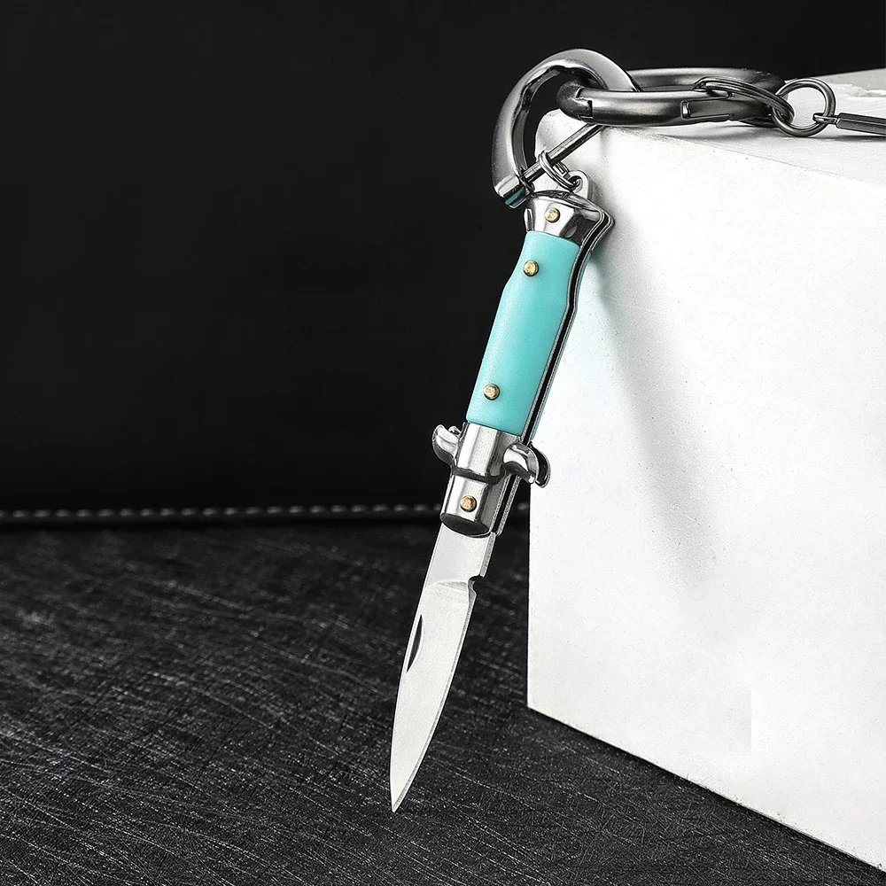 Portable Folding Mini  Knife Multifunction Keychain Pendant Camping Outdoor Small Knives Cutter Opener Unpacking Hand Tool