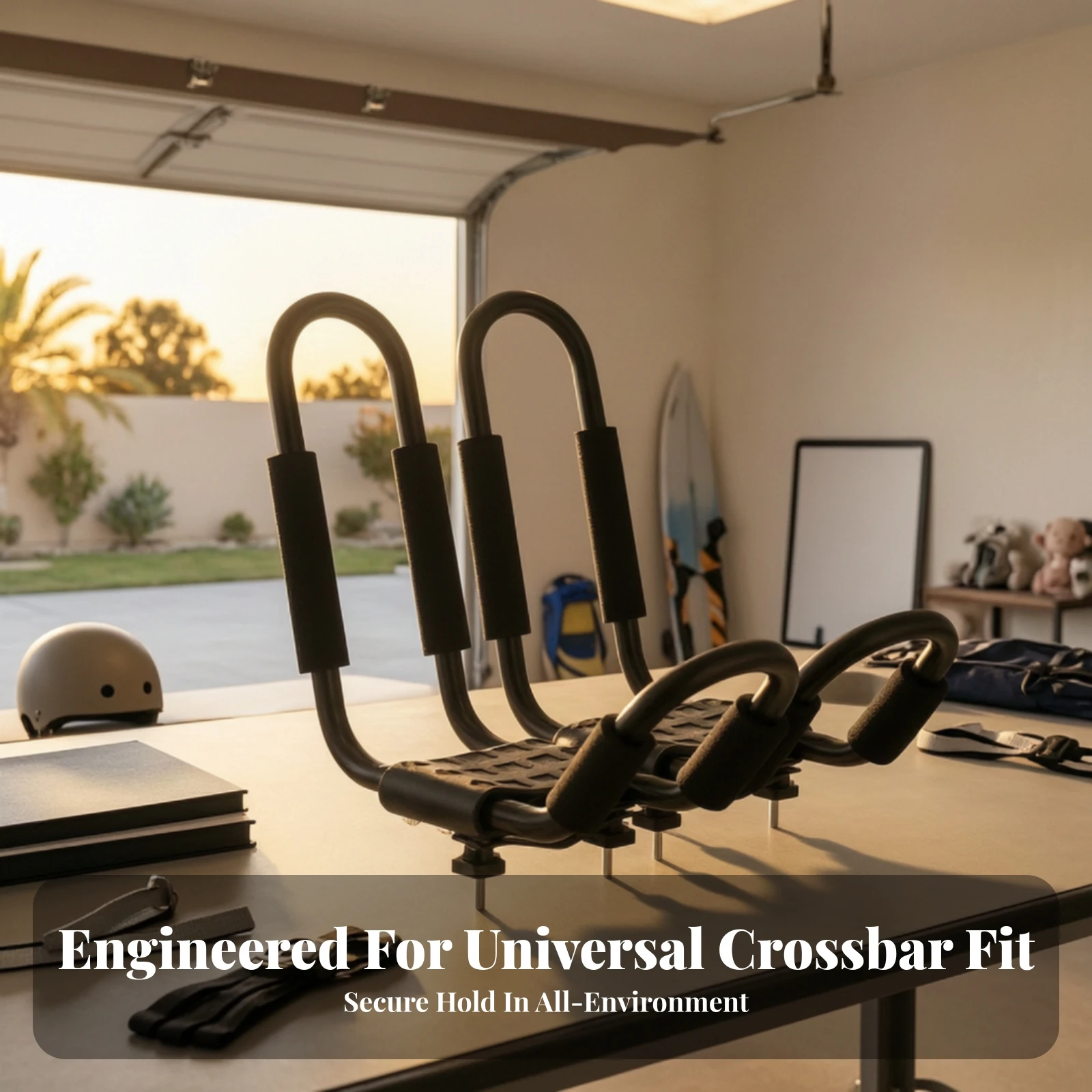 Roof Rack Carrier Secure Car Roof Carrier Padded Reinforced for Outdoor Enthusiasts, Road Trips