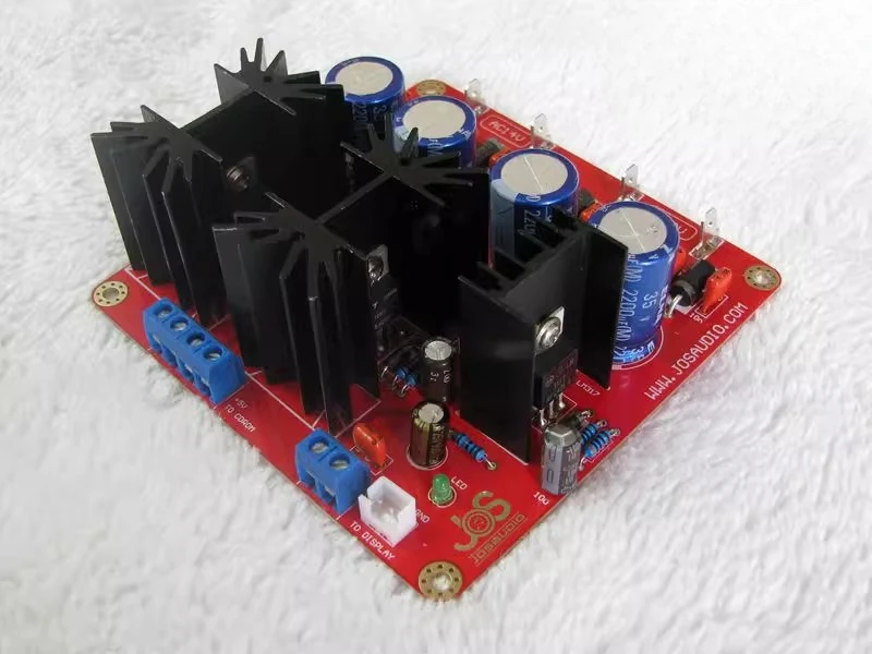 High current LT1084 optical drive power supply, fever linear power supply, independent rectifier 3-way voltage regulator
