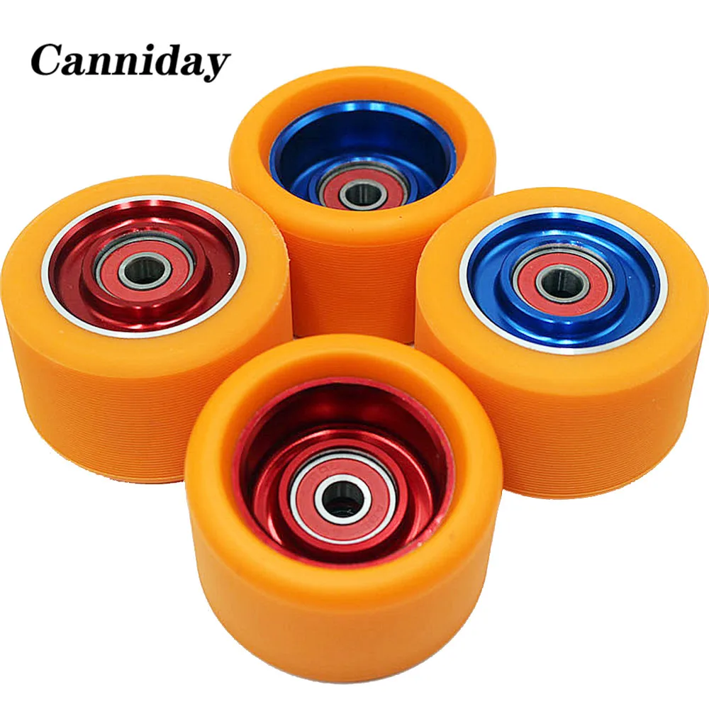 Trwałe kółka do jazdy na rolkach 62*40 mm - 8 szt. z łożyskami 608 ABEC-9 do deskorolek i longboardu
