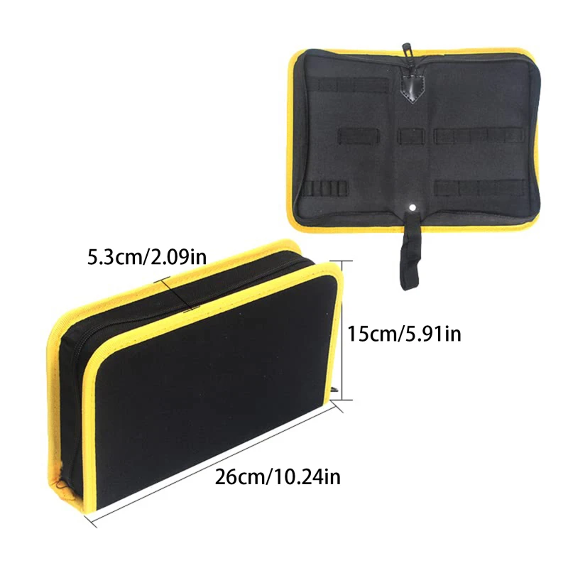 Oxford Canvas Repair Tool Bag Multifunction Hardware Screws Nails Organizer Soldering Iron Pouch Case Portable Travel Tools Bags