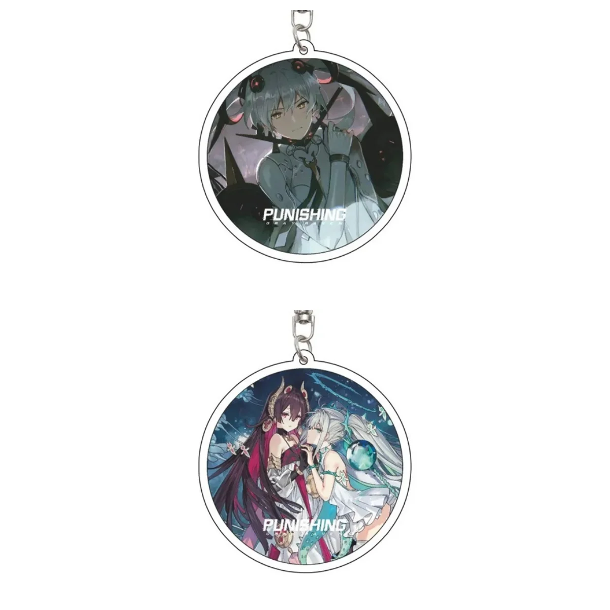 

6CM NEW Charm Anime GRAY RAVEN PUNISHING Keychain Liv/Lee Key Chain Acrylic Model Plate Christmas Gifts