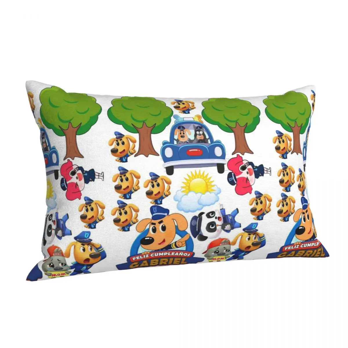 Topper De Sheriff Labrador Rectangle Pillowcase Cushion Cover Decorative Bedroom Bed Home Comfort Throw Pillow