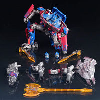 Transformation Toys Optimus Deformation Robot SS05 6022A Action Figure OP Commander Anime Alloy Car Metallic Coloring Model Gift