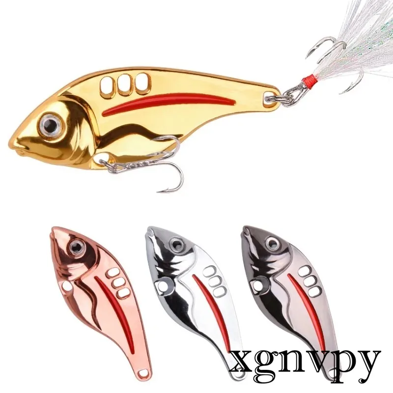 Xgnvpy Luya Dolphin VIB Luya Bait Zinc Alloy Vib Full Swimming Layer Perch Perch Mouth Mandarin Fish Mandarin Fish Bait