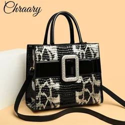 New Trend Luxury Women Crossbody Shoulder Patent Leather Large Square One Shoulder Crossbody Handbag Female Messenger Handbags