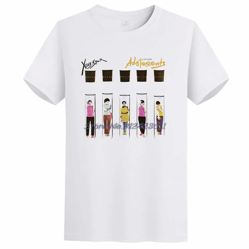 X Ray Spex Germfree Graphic T Shirts Cotton Short Sleeve Shirt Tees Tops Summer New Shirts And T-Shirts White Man T Shirt