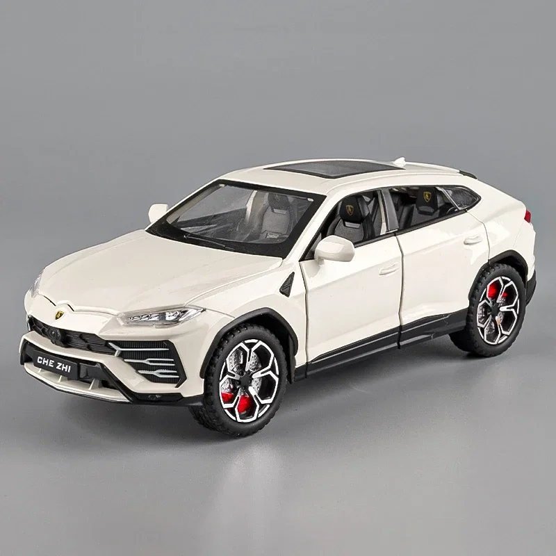 

Diecasts 1:24 Lambos URUS Bison SUV Coupe Alloy Car Model Sound Light Simulation Car Decoration Collection Toy Gift