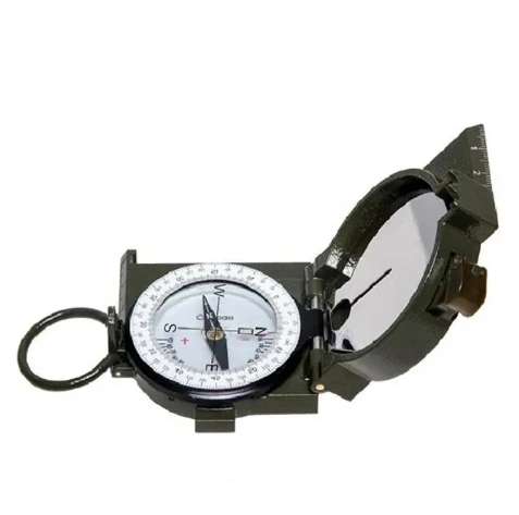 DQL-6 Type 97 North Needle High Quality Green Aluminum Compass DQL-6 Harbin Factory Precision Metal Compass