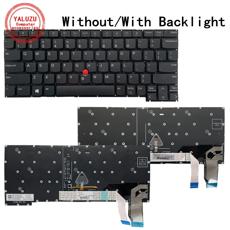 

Новая английская клавиатура для ноутбука Lenovo Thinkpad X13 Yoga Gen 1 X13 Yoga Gen 2