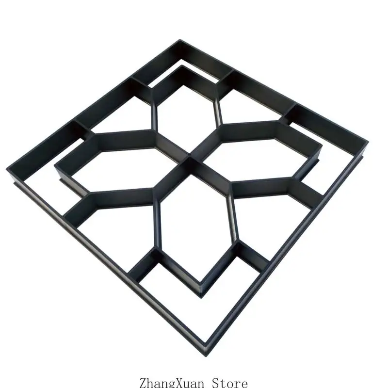 Betonziegel-Layoutform für Gartenpflaster Freien, quadratischer Rahmen aus Polypropylen für manuelle – Detail 5