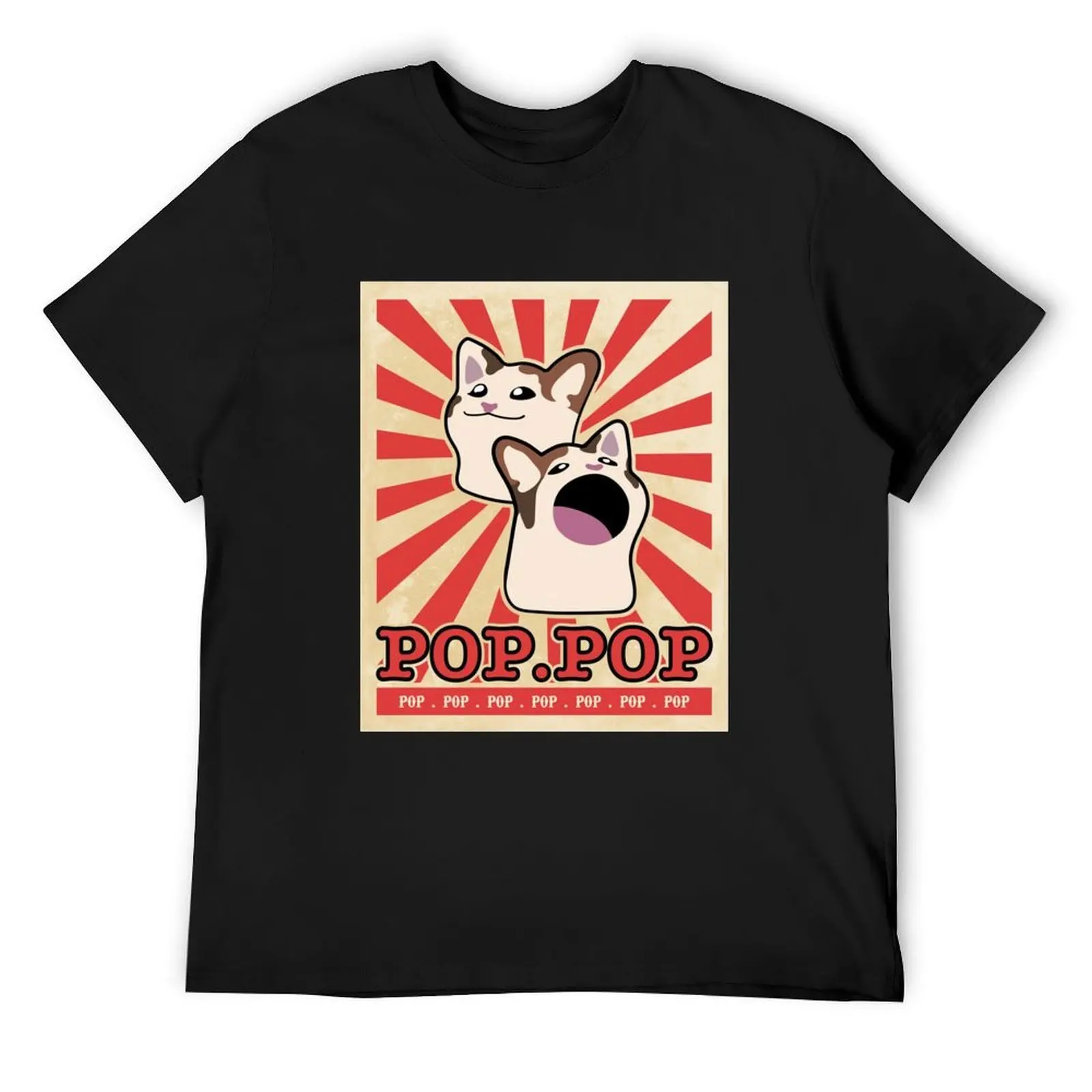 

Popcat Vintage T-Shirt anime tshirt funny gifts T-shirts oversize mens t shirts pack