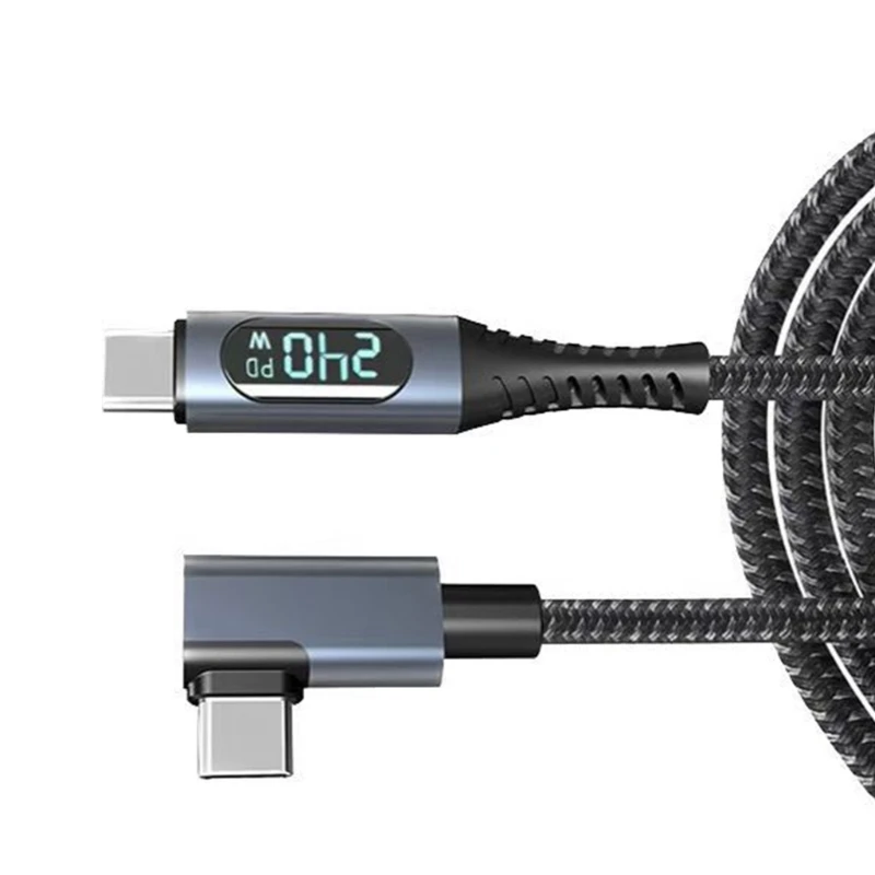 Cavo ricarica rapido per trasferimento dati video USB C USB 4 240W per telefono 15/15Pro F19E