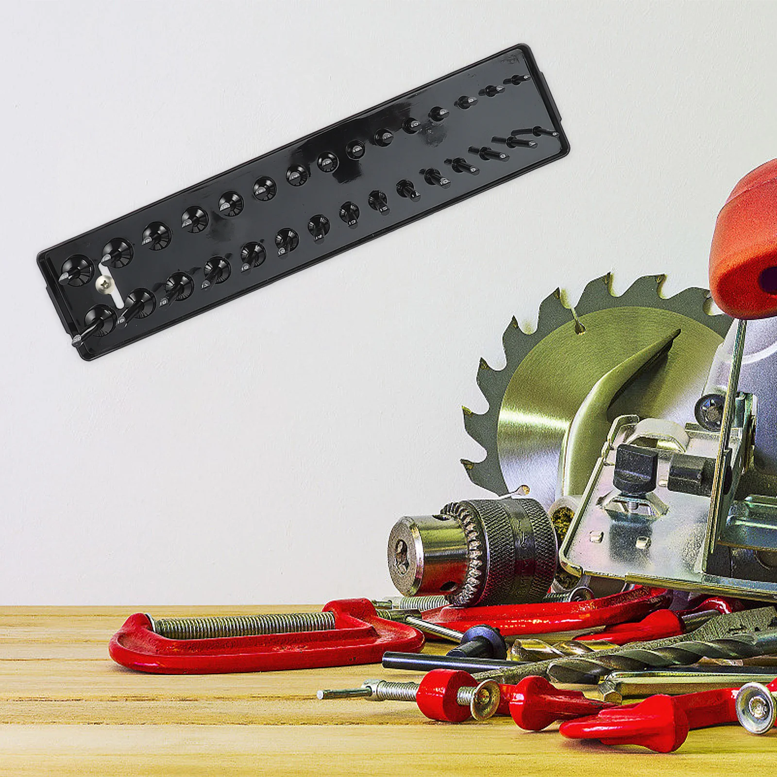 

3Pcs Socket Organizer Tray Metric Socket Holder Heavy Duty Storage Tray for Metric Sae Sockets Garage Workbench