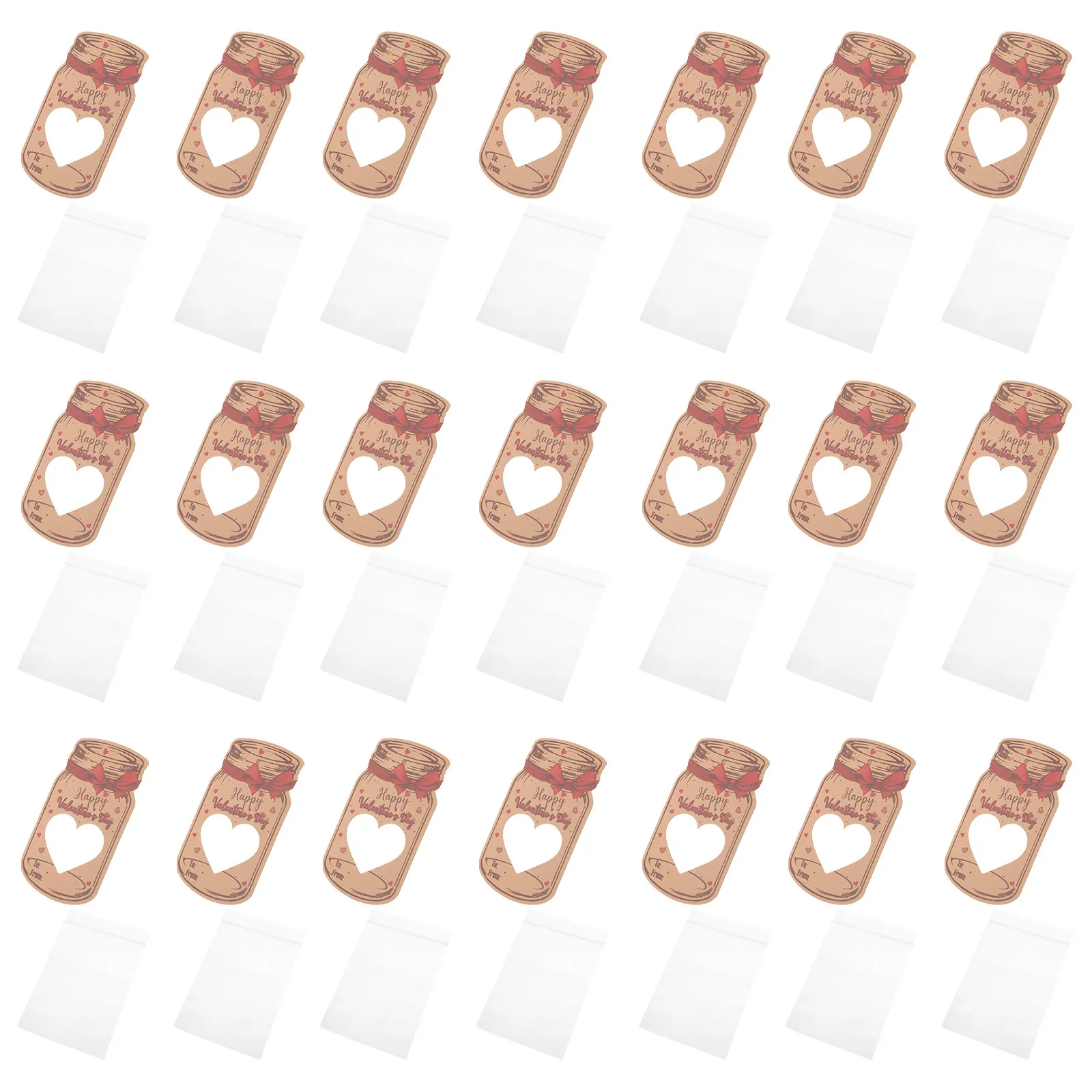 

24Sets Valentine Gift Cards Kids Greeting Card Set for Classroom Exchange Party DIY Valentines Day Activity Fun