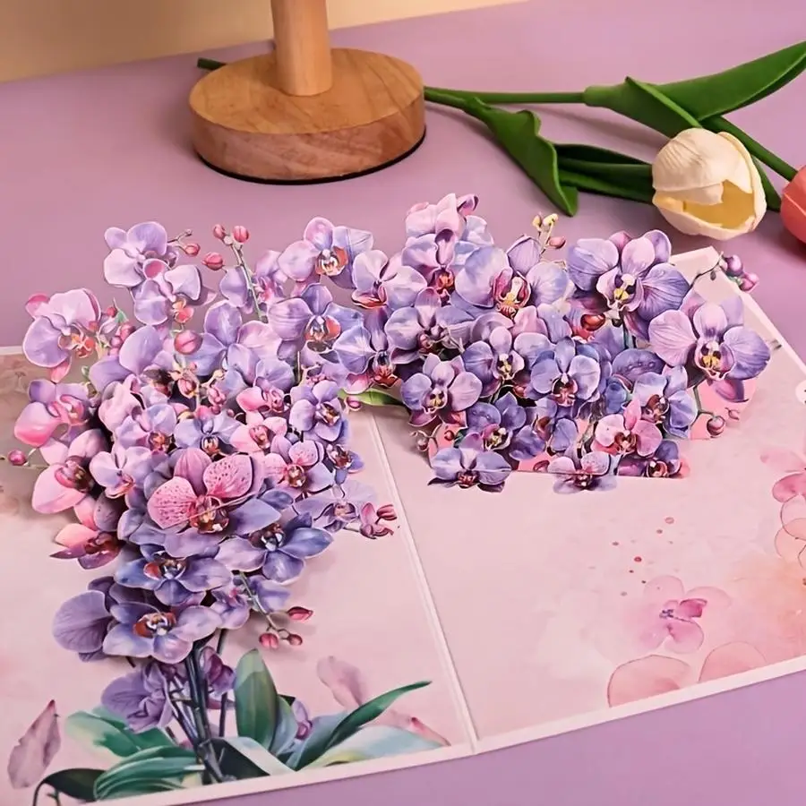 1/5/10/20/50/100pcs Flower Greeting Card for Mother'S Day, Best Mom Ever, Birthday, Valentine'S Day, Anniversary, Thanksgiving,