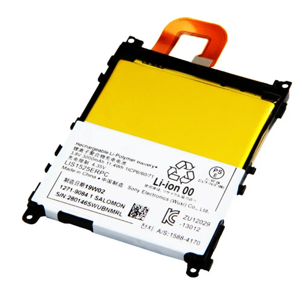 Batería LIS1525ERPC para Sony Xperia Z1, L39H, L39T, L39U, L39, C6902, C6903, C6916, C6943, 3000mah