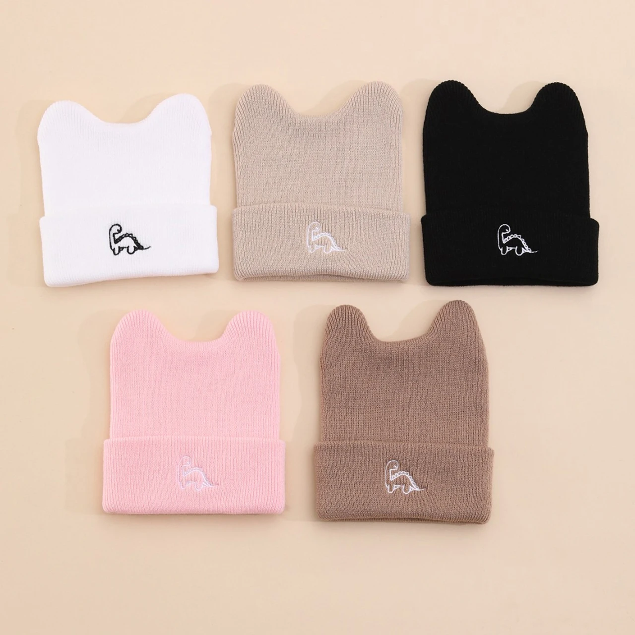 Kids Cute Cat Ear Knit Hat Win - Knit Beanie Hat Warm review and price