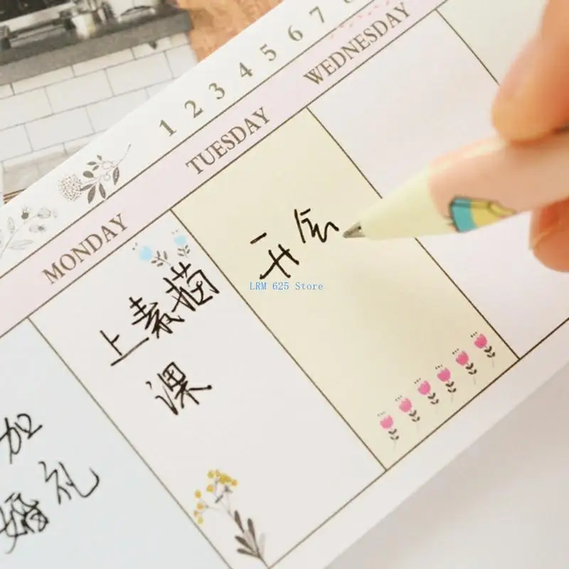 41qa Weekly Kalender Notizbilder Weekly Planungsblocks