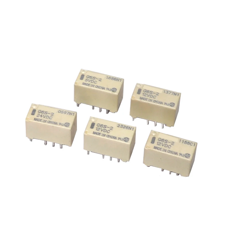 【1 шт.】G6S-2F-Y Оригинальное, подлинное, новое 8-контактное реле 2-5VDC 12VDC 24VDC 3VDC 4.5VDC DC5V для электронного рынка