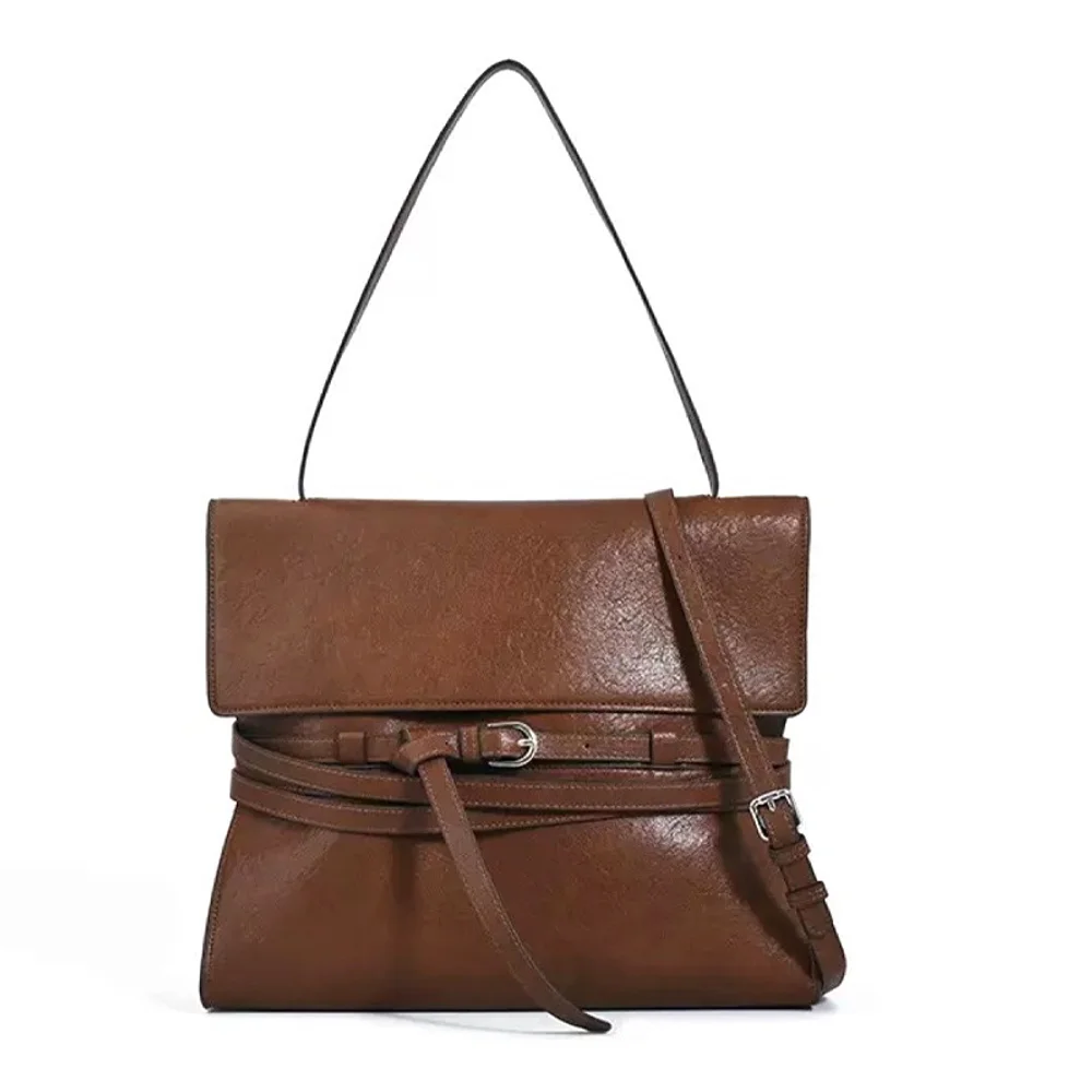 

Сумочка на ремешке, нишевый дизайн, большая сумка, универсальная сумка через плечо для пригородных поездок, городская простота