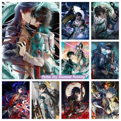 Blade Dan Heng Honkai Star Rail Game 5d Diamond Mosaic Painting Full Drills Anime Boy Diy Handcraft Cross Stitch Home Decor