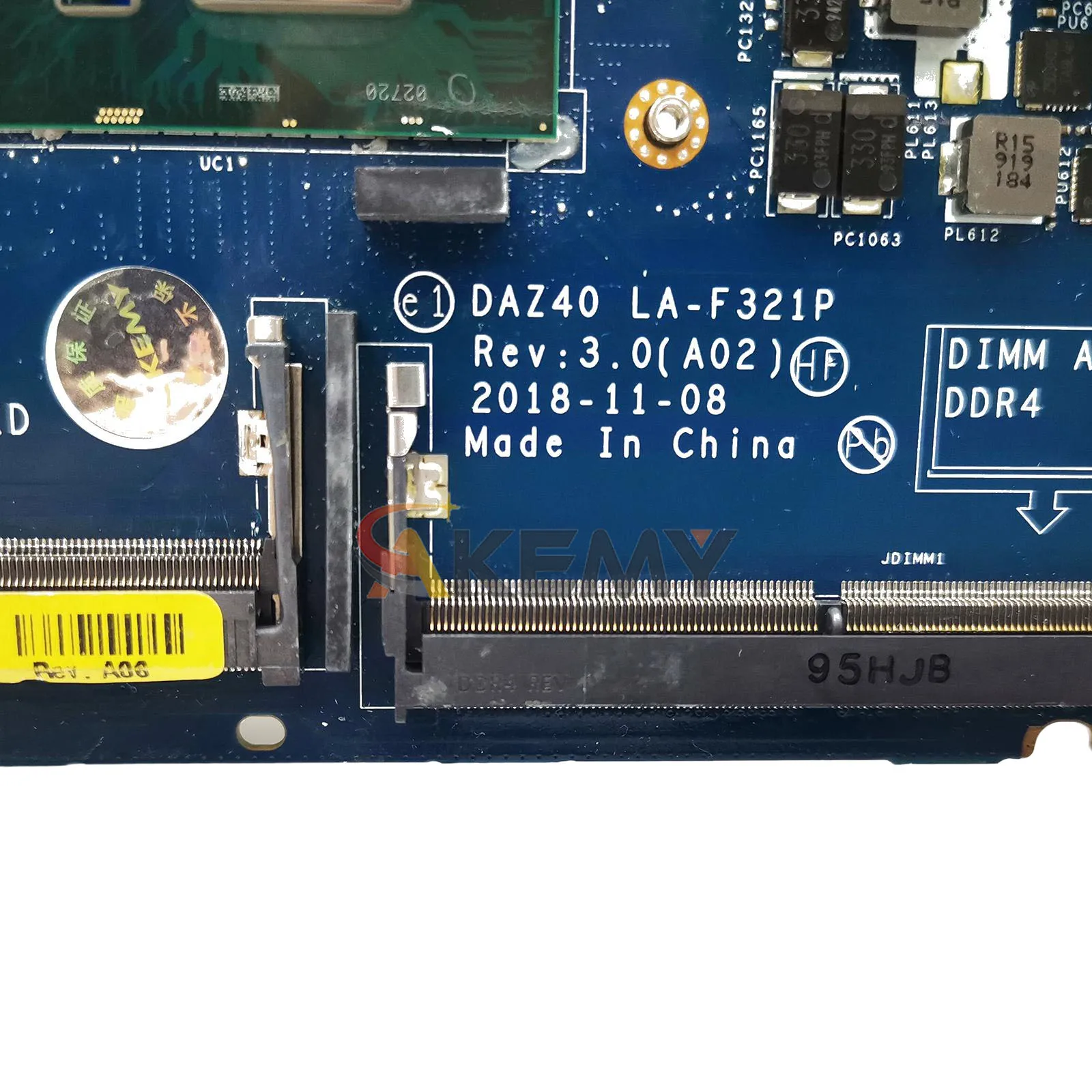 Материнская плата LA-F322P для DELL Latitude 7490 с процессором i3 i5 i7 0PXMYG 084GNT 0M44N6 LA-F321P, 100% полностью протестирована