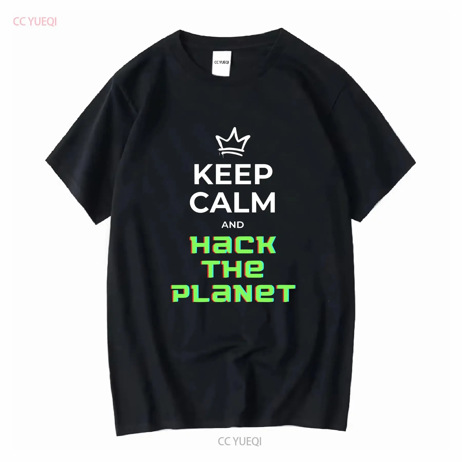 Behalten Sie die Ruhe und hacken Sie den Planeten. Ethischer Hacker, Pentester, Exploitation, Metasploit, Red Team Hacking, Softstyle-T-Shirt im Vintage-Stil