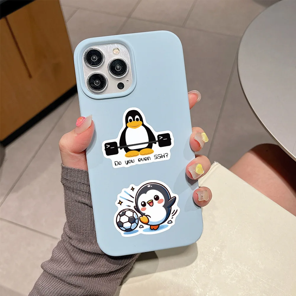 60 قطعة الكرتون لطيف الحيوان البطريق ملصق Kawaii مضحك الديكور DIY بها بنفسك الثلاجة كوب ماء صندوق أدوات مكتب قضية الهاتف المحمول