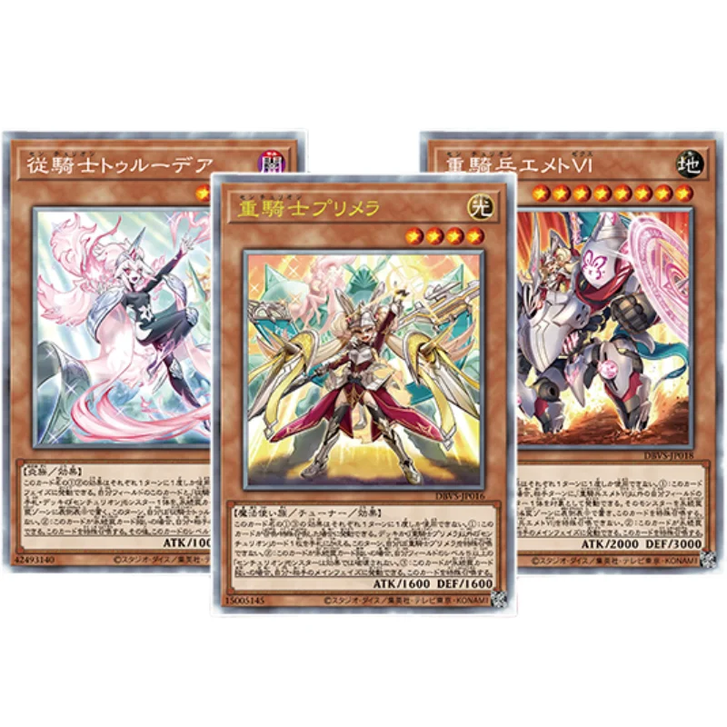 3Pcs/Set Yu Gi Oh Cards Anime Game Characters Centurion Primera ACG Self Made Collection Color Brushed Flash Cards DIY Toys Gift