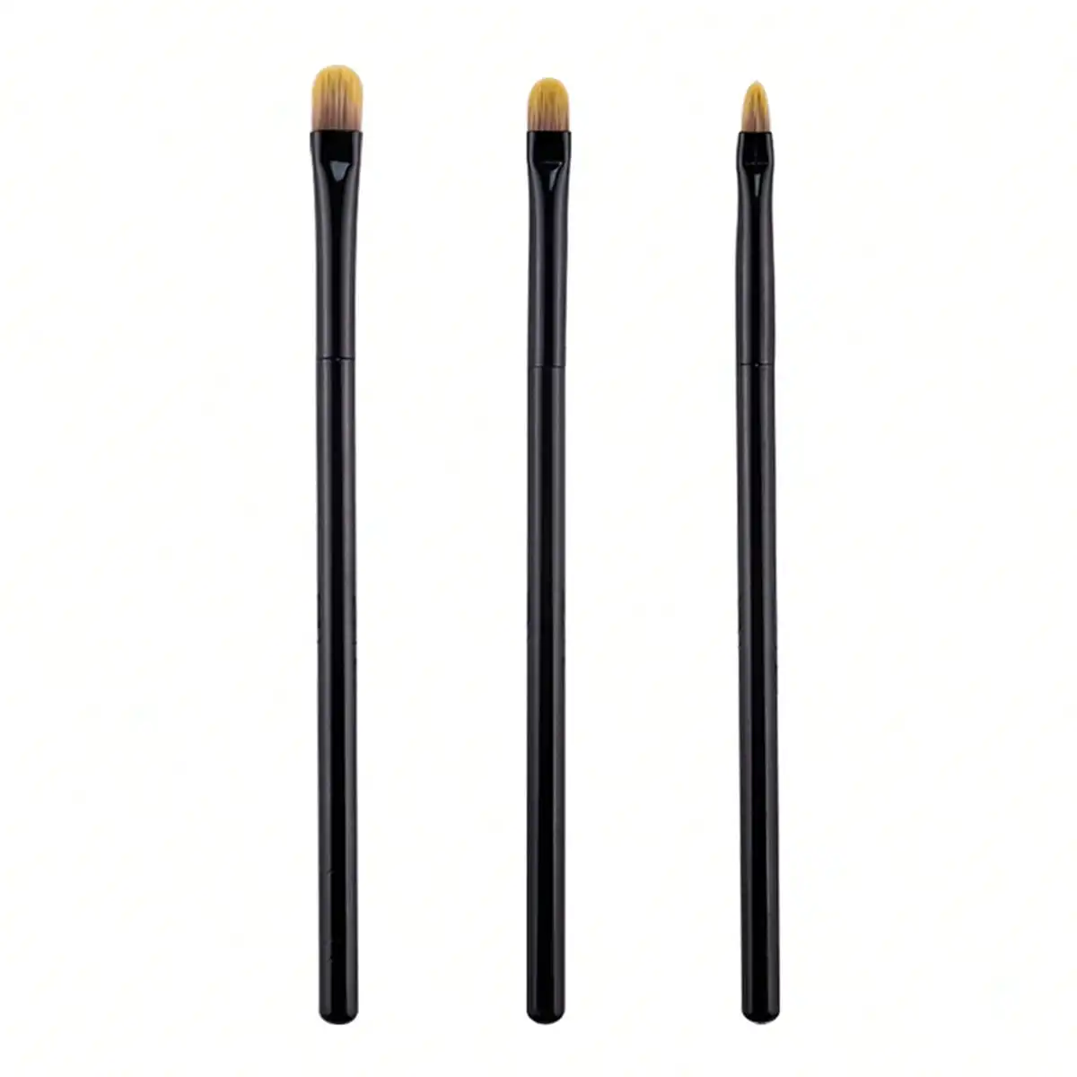 3Pcs Concealer Makeup Brush Set Soft Synthetic Bristles For Concealer Eyeshadow Blemish Spot Cover Detail Eye Face Cosmetic Tool