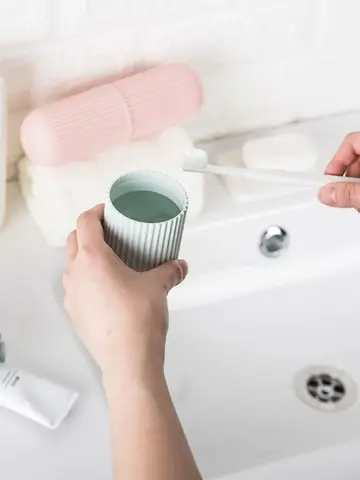 Portable Toothpaste Toothbrush Protect Holder Case Travel Camping Storage Box Protect Toothbrush Toothpaste from Dirt and Damage