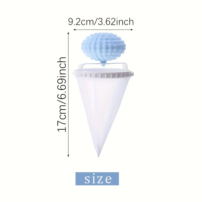 2pcs Multifunctional Laundry Ball - Captures Hair and Fluff, Clothing Cleaning and Care